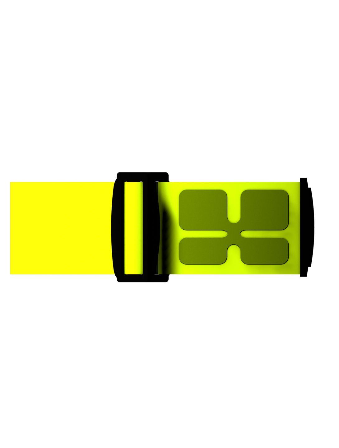 Aphex, Strap skibril unisex Lemon Neon - Logo Lemon Neon geel 