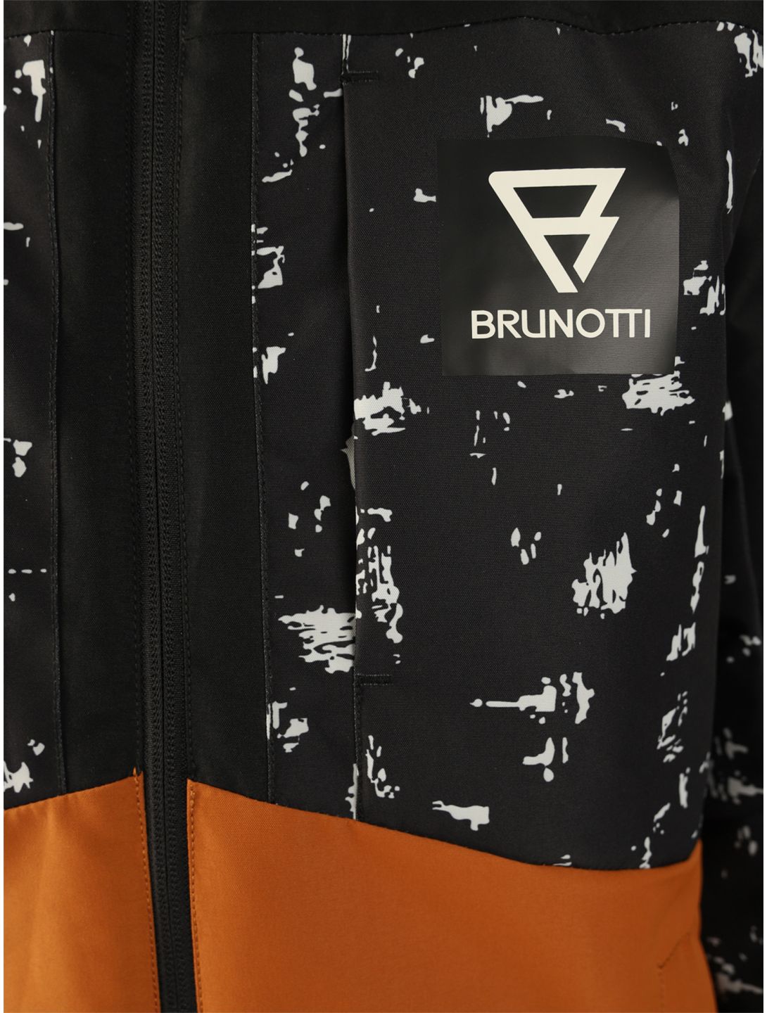 Brunotti, Aratiny-AO ski-jas kinderen Black bruin, grijs, zwart 