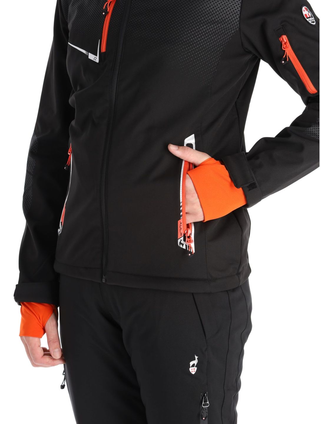 Aulp, Nevim softshell ski-jas heren Black zwart 