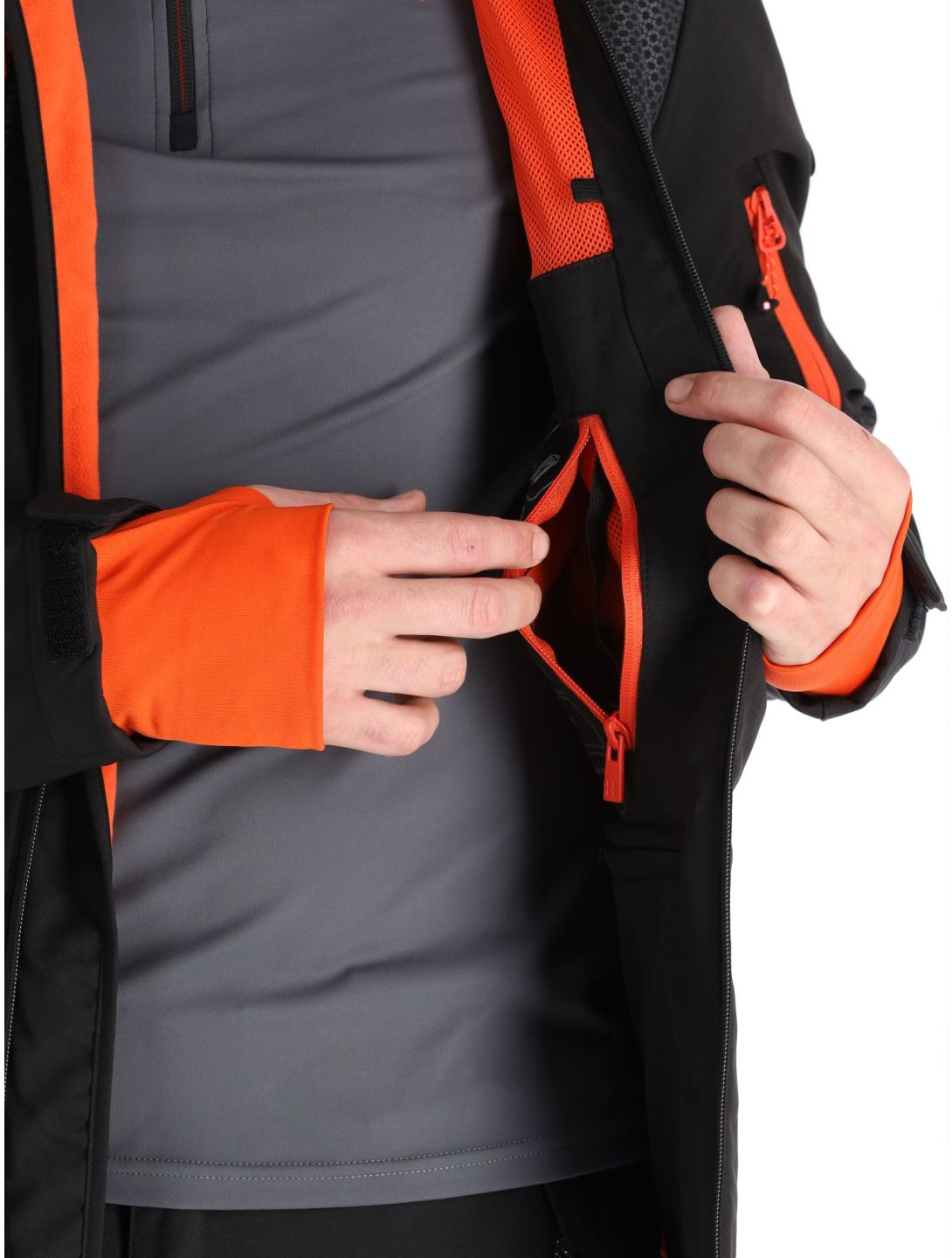 Aulp, Nevim softshell ski-jas heren Black zwart 