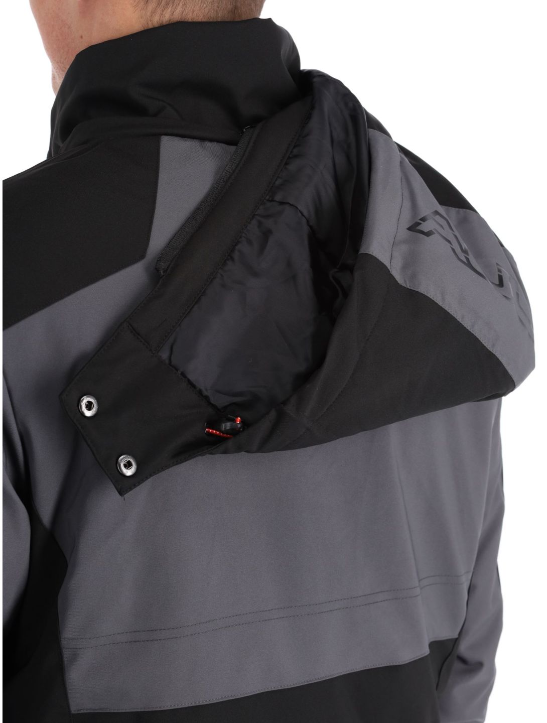 Aulp, Sando ski-jas heren Anthracite grijs, zwart 