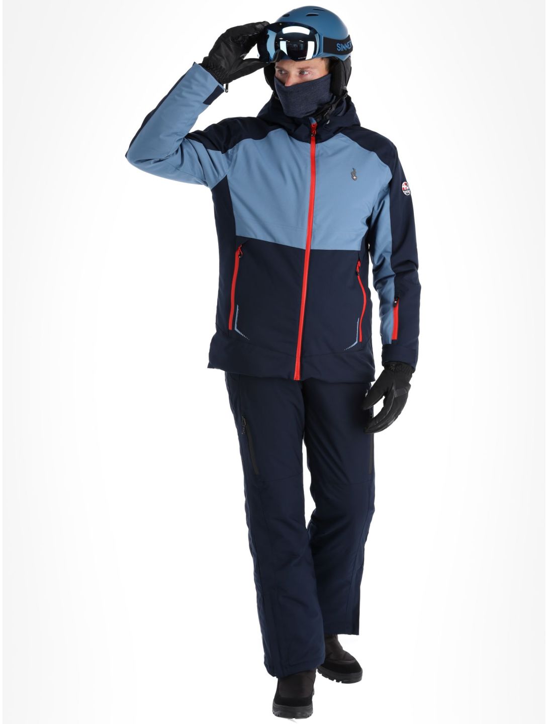 Aulp, Sando ski-jas heren Storm Blue blauw 