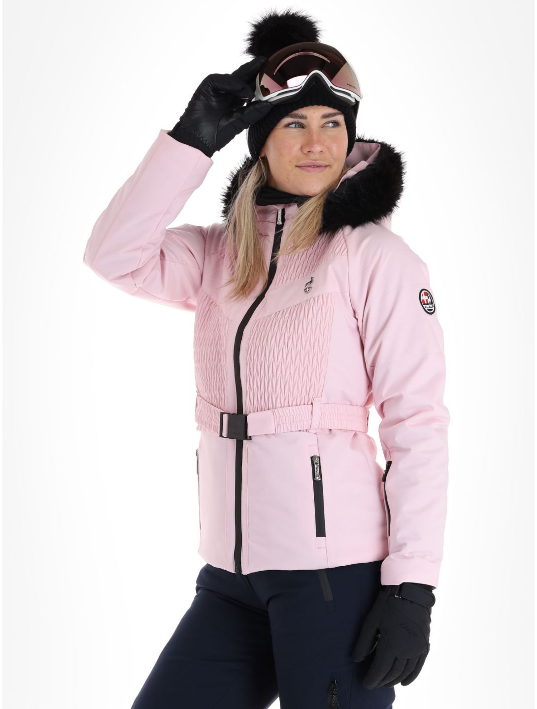 Aulp, Soena ski-jas dames Powder Pink roze 