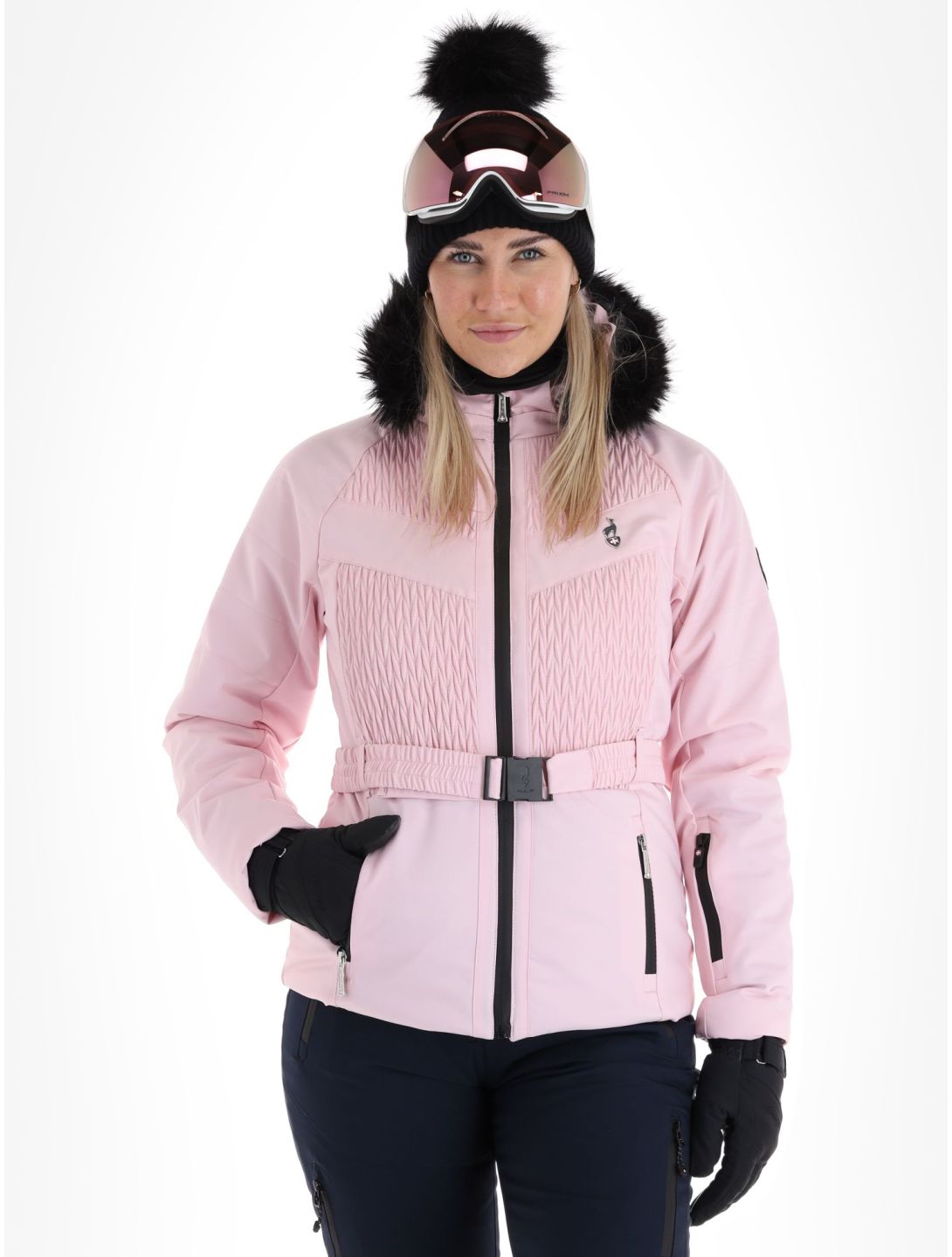 Aulp, Soena ski-jas dames Powder Pink roze 