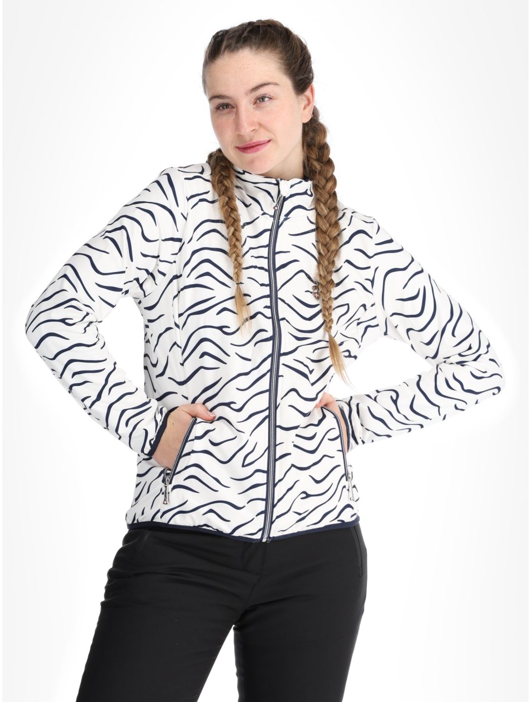 Aulp, Tiaso vest dames Navy blauw 