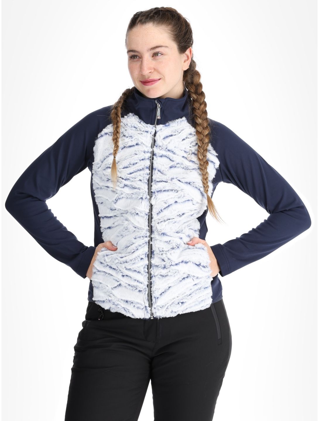 Aulp, Touba EA Vest dames Navy Blauw 