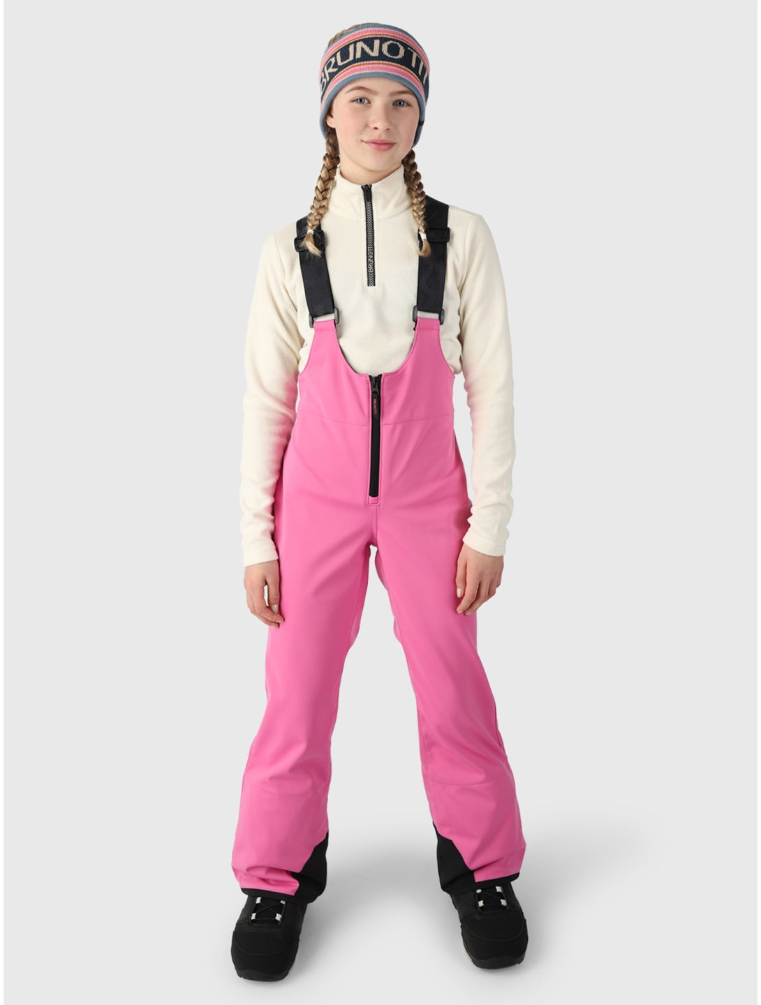 Brunotti, Avalanchy softshell skibroek kinderen Barbie Pink roze 