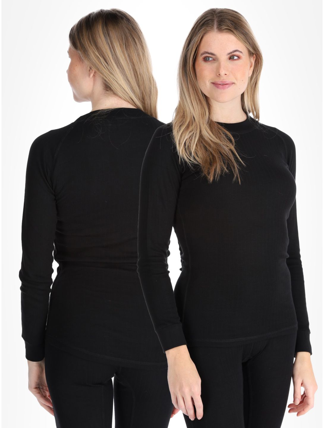 Avento, Thermal Shirt 2-pack FA Thermoshirt 2-pack dames Black Zwart 