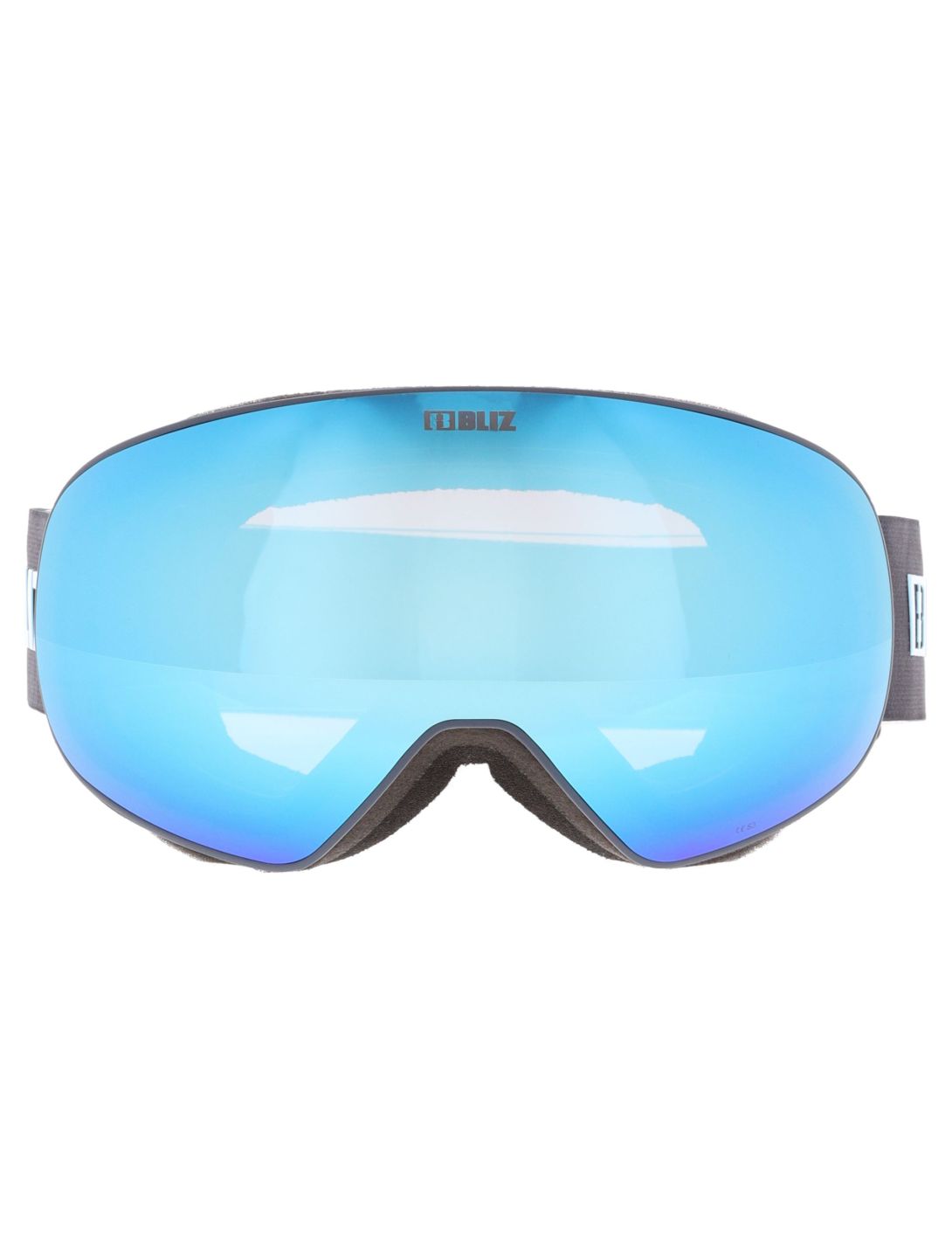 Bliz, Floz skibril unisex Matte Grey - Smoke with Ice Blue Multi grijs 