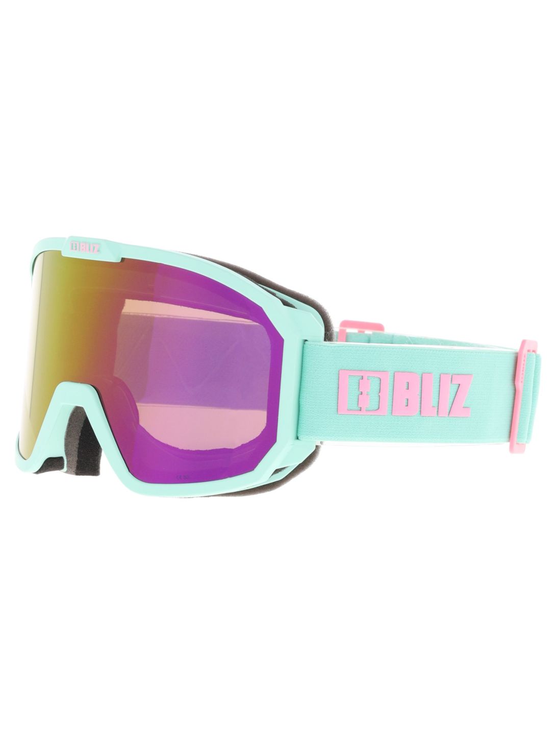 Bliz, Rave skibril unisex Matte Mint - Brown w Pink Multi groen 