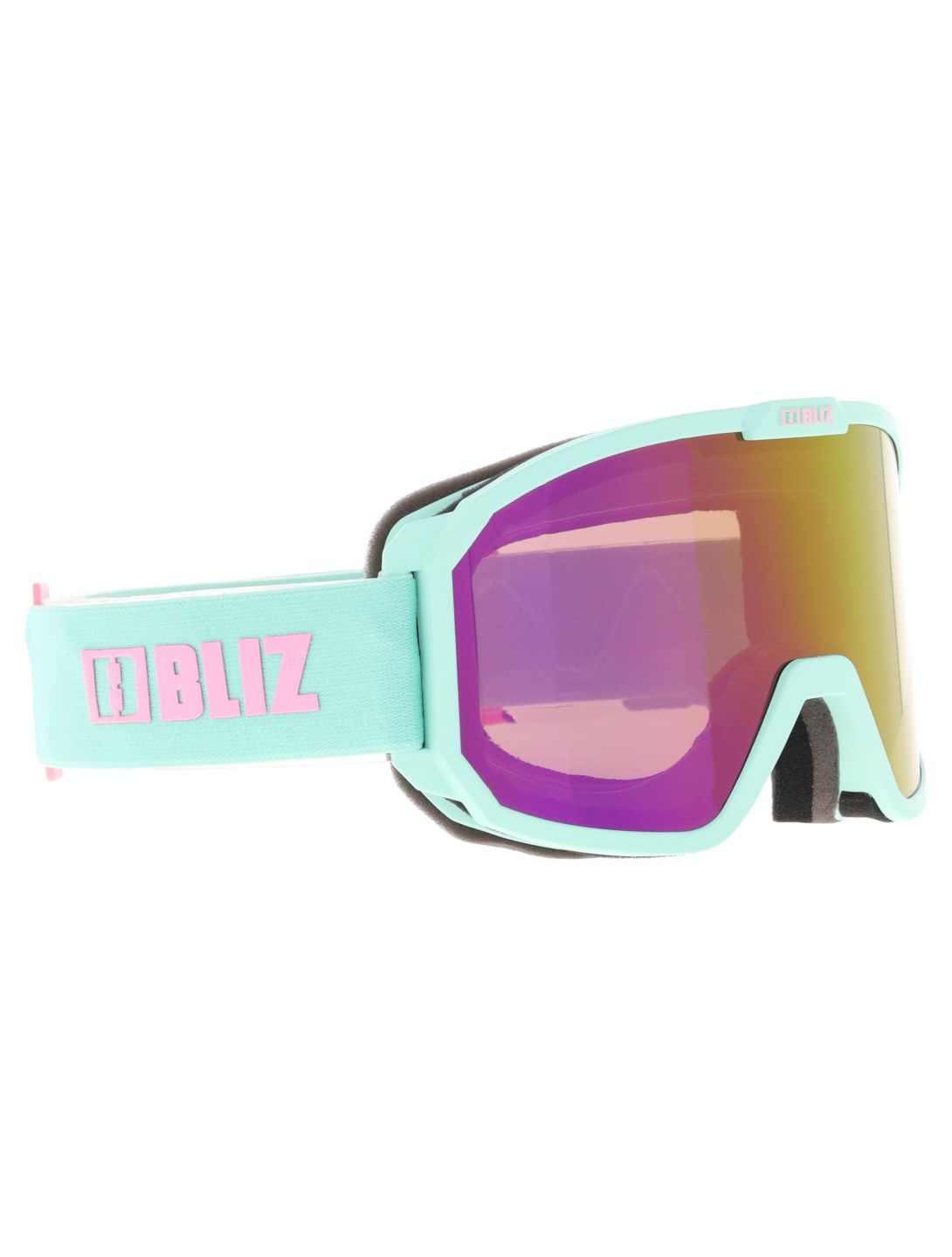 Bliz, Rave skibril unisex Matte Mint - Brown w Pink Multi groen 