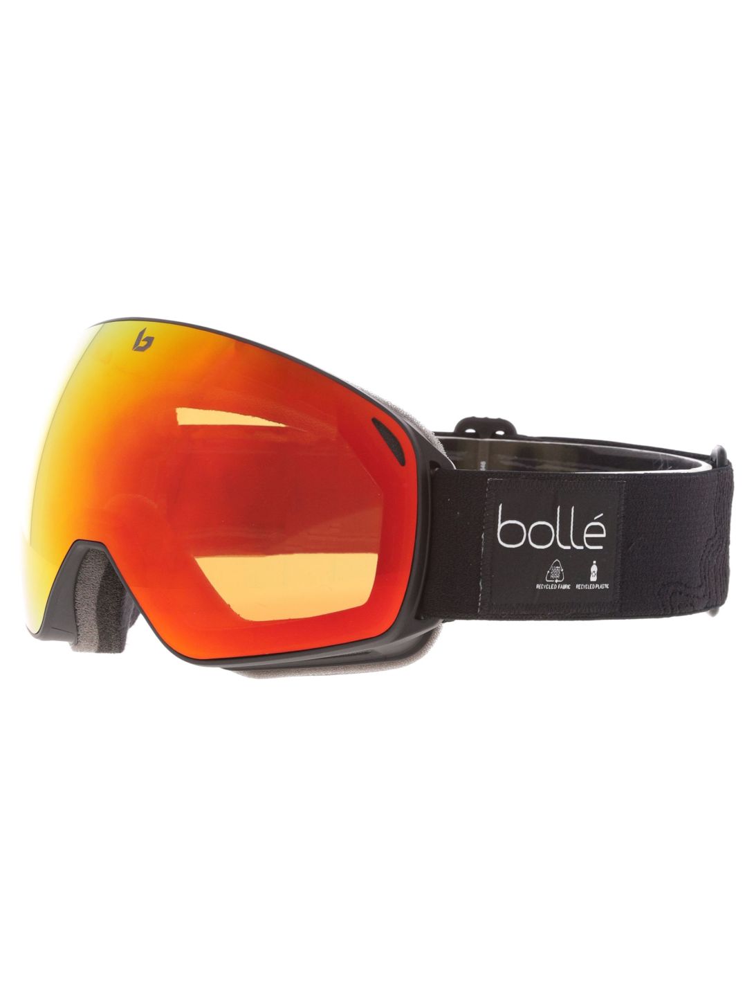 Bollé, Eco Torus PA Goggles unisex Black Matte - Sunrise Zwart 