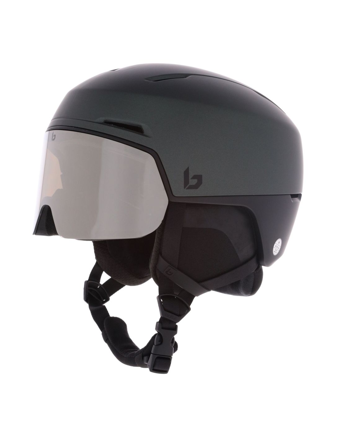 Bollé, X-Fusion Pure skihelm met vizier unisex Forest Black Matte - Photochromic zwart 