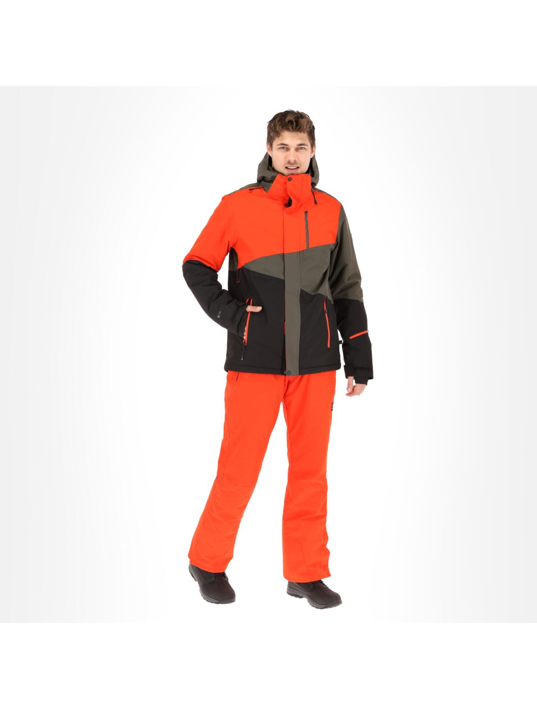 Brunotti, Idaho Mens Snowjacket ski-jas heren Zwart