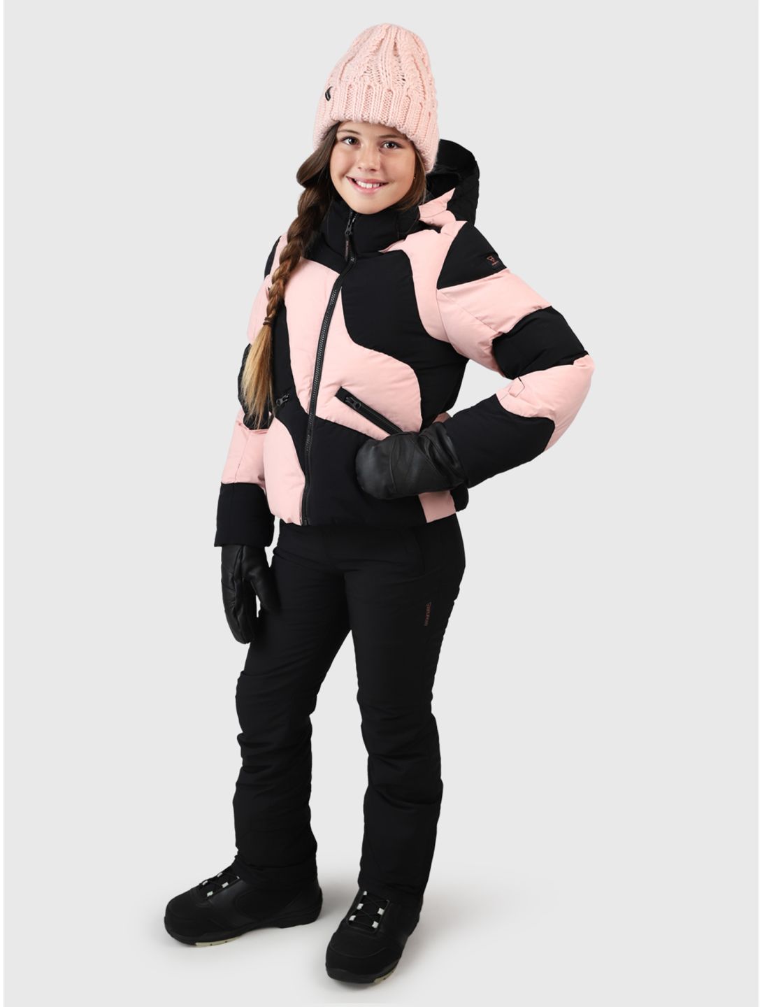 Brunotti, Marbley ski-jas kinderen Black zwart 