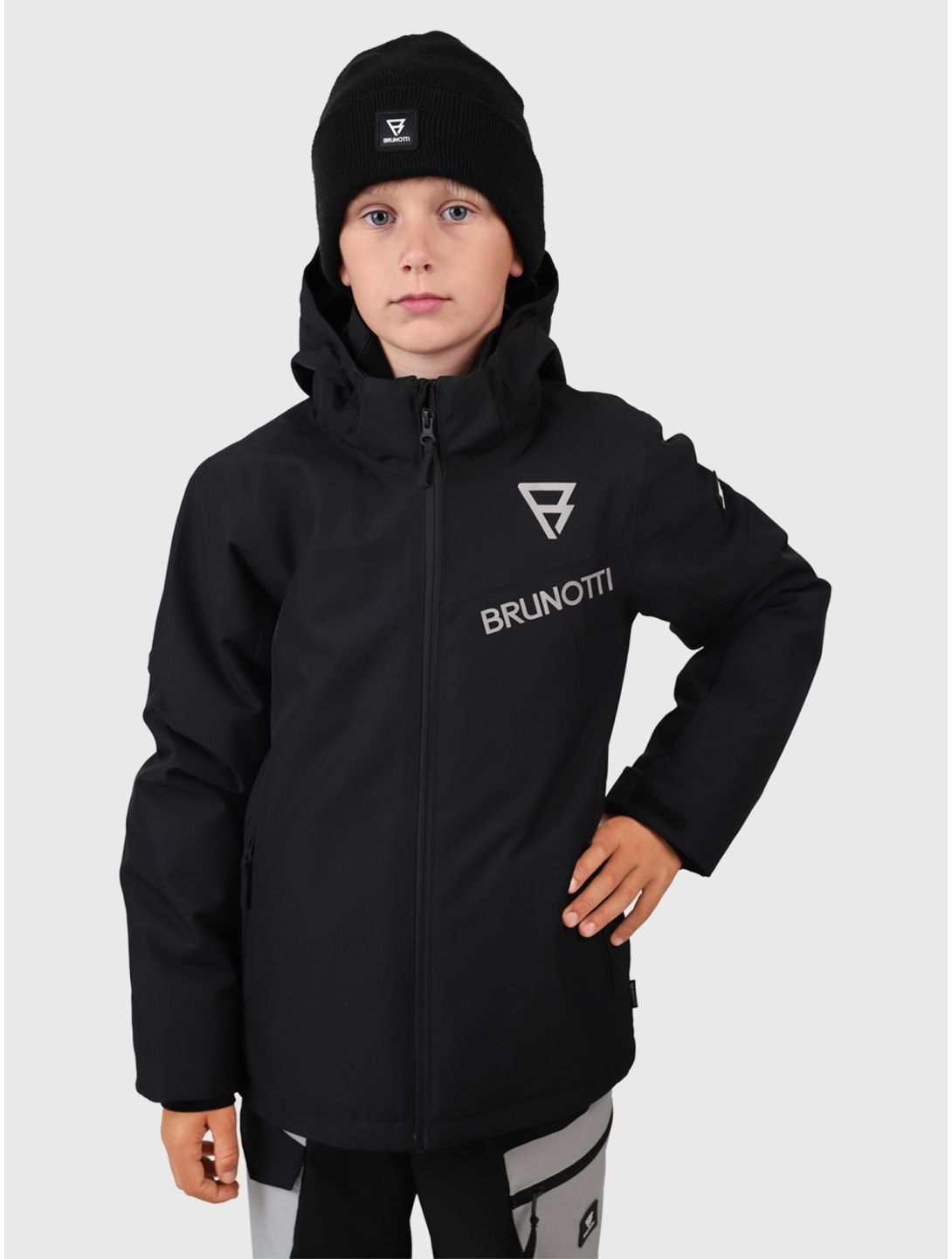 Brunotti, Navigaty ski-jas kinderen Black zwart 