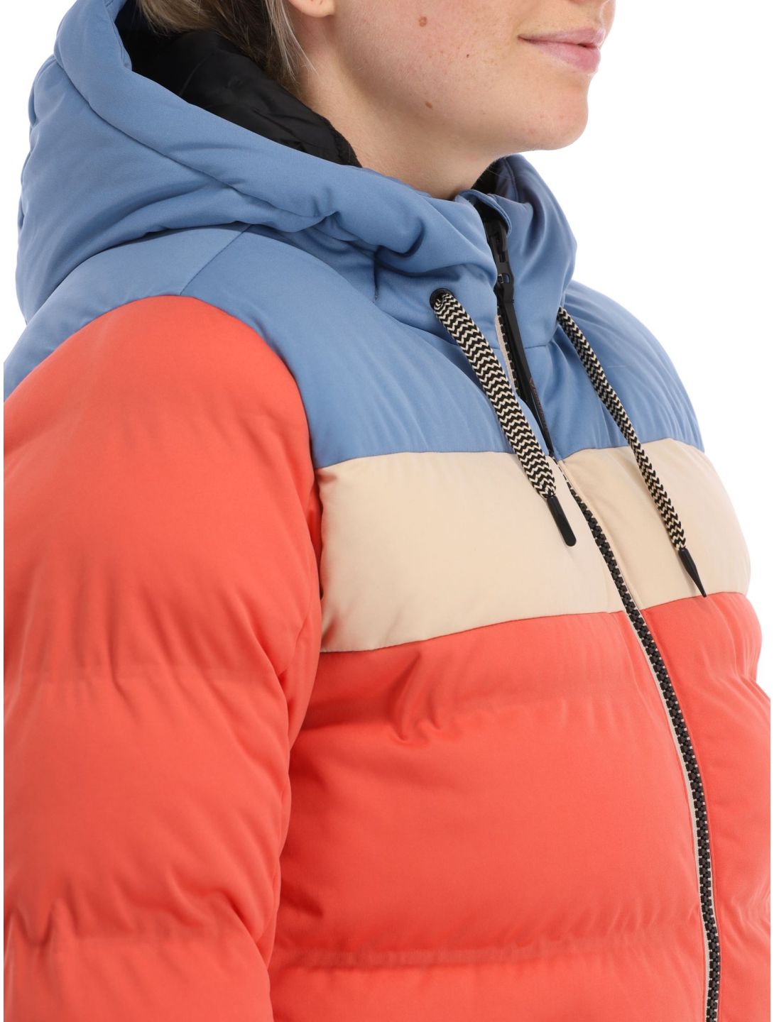 Brunotti, Niagona ski-jas dames Burnt Sienna beige, blauw, rood 