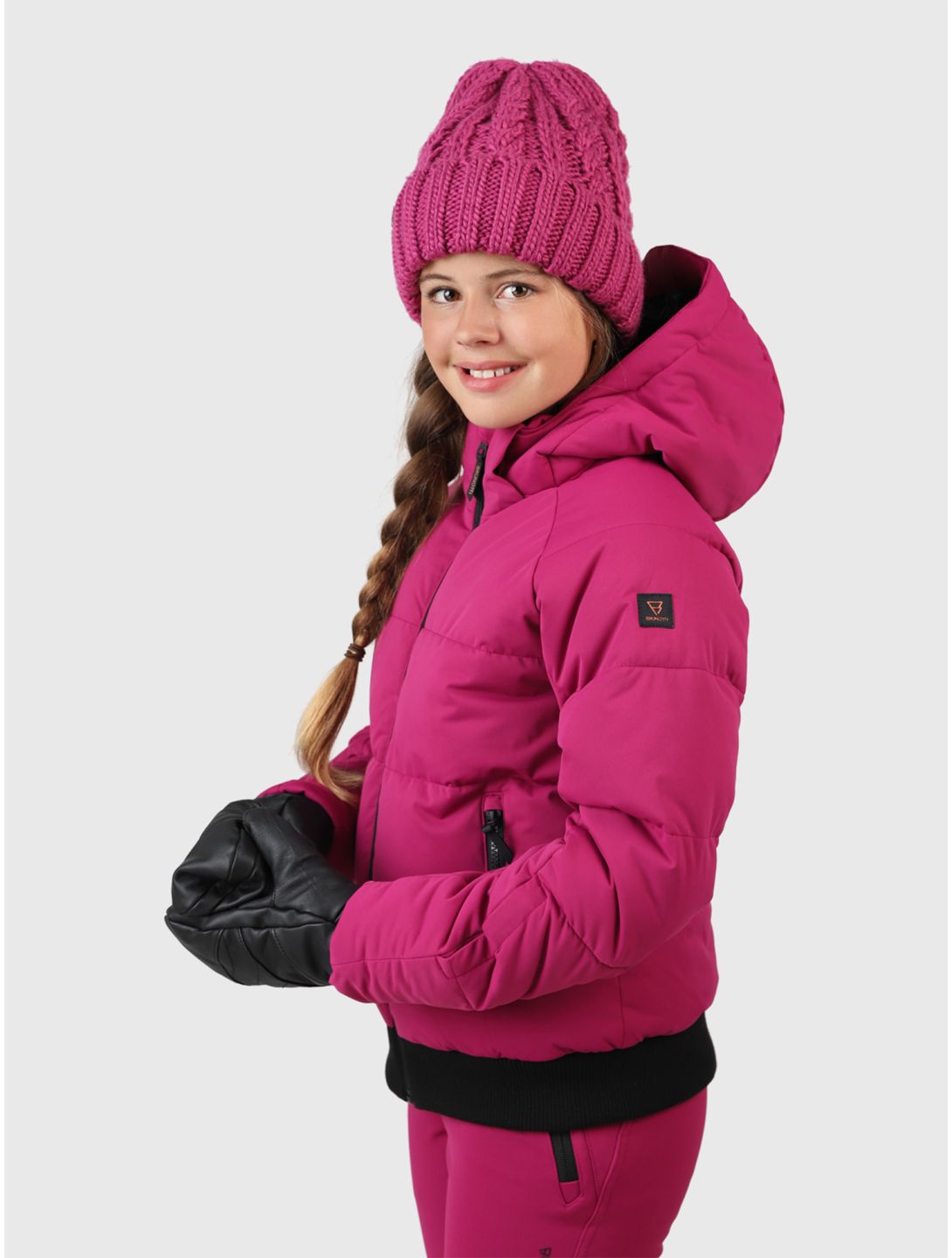 Brunotti, Suncrown ski-jas kinderen Fuchsia paars 