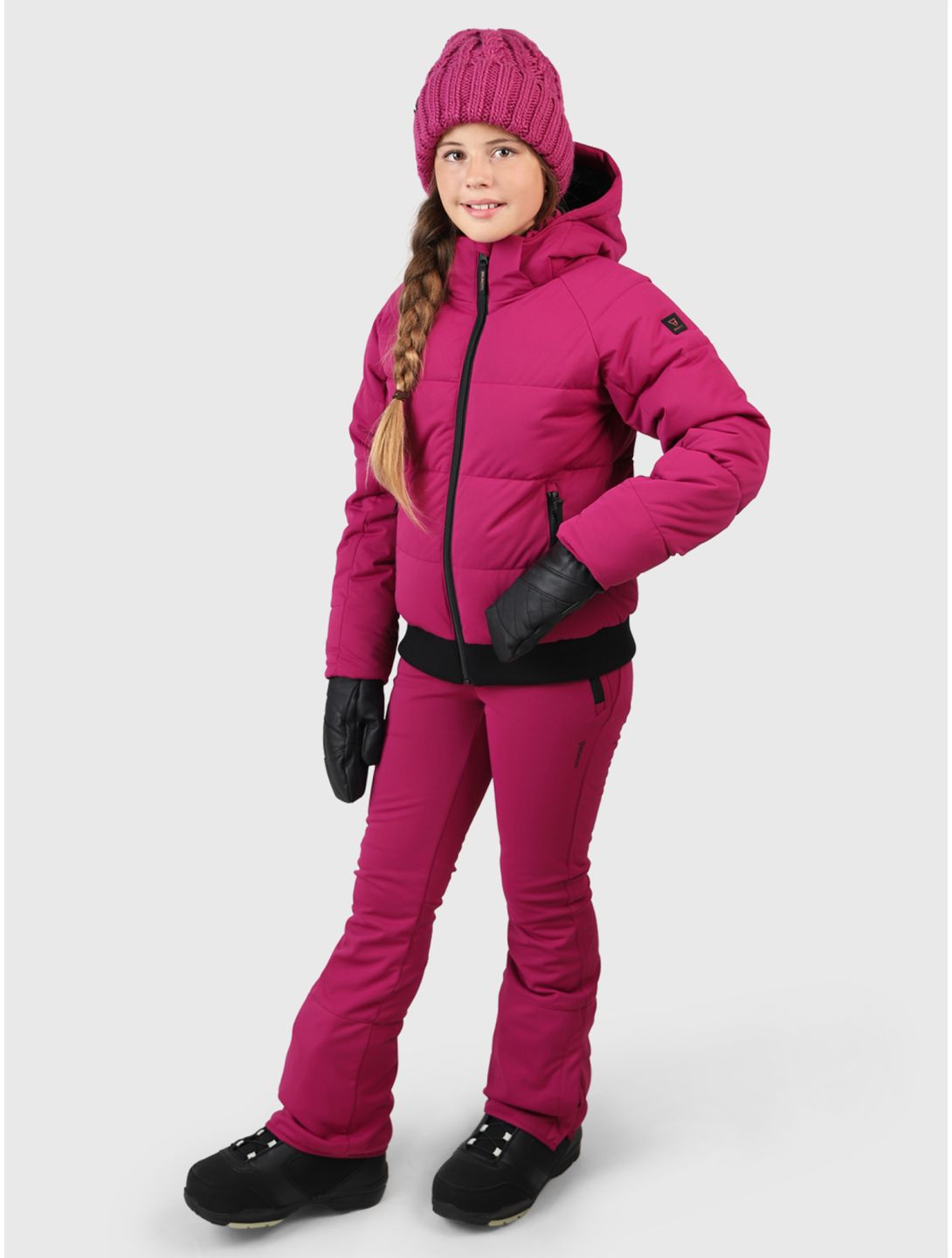 Brunotti, Suncrown ski-jas kinderen Fuchsia paars 