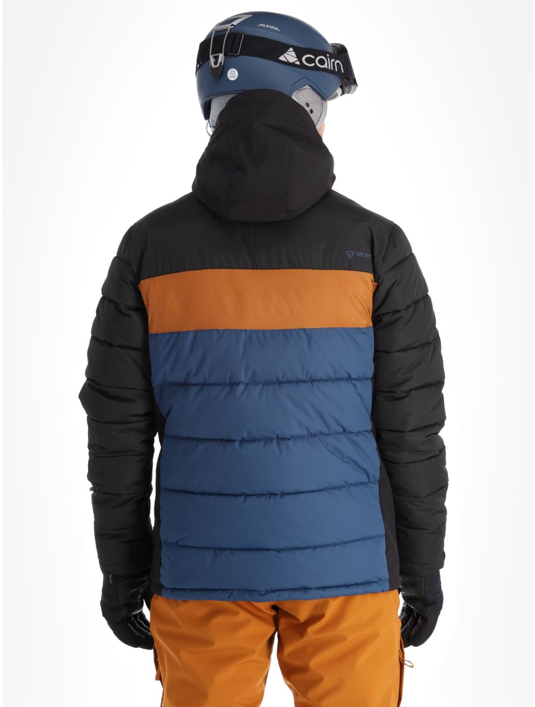 Brunotti, Tryings ski-jas heren Night Blue blauw, bruin, zwart 