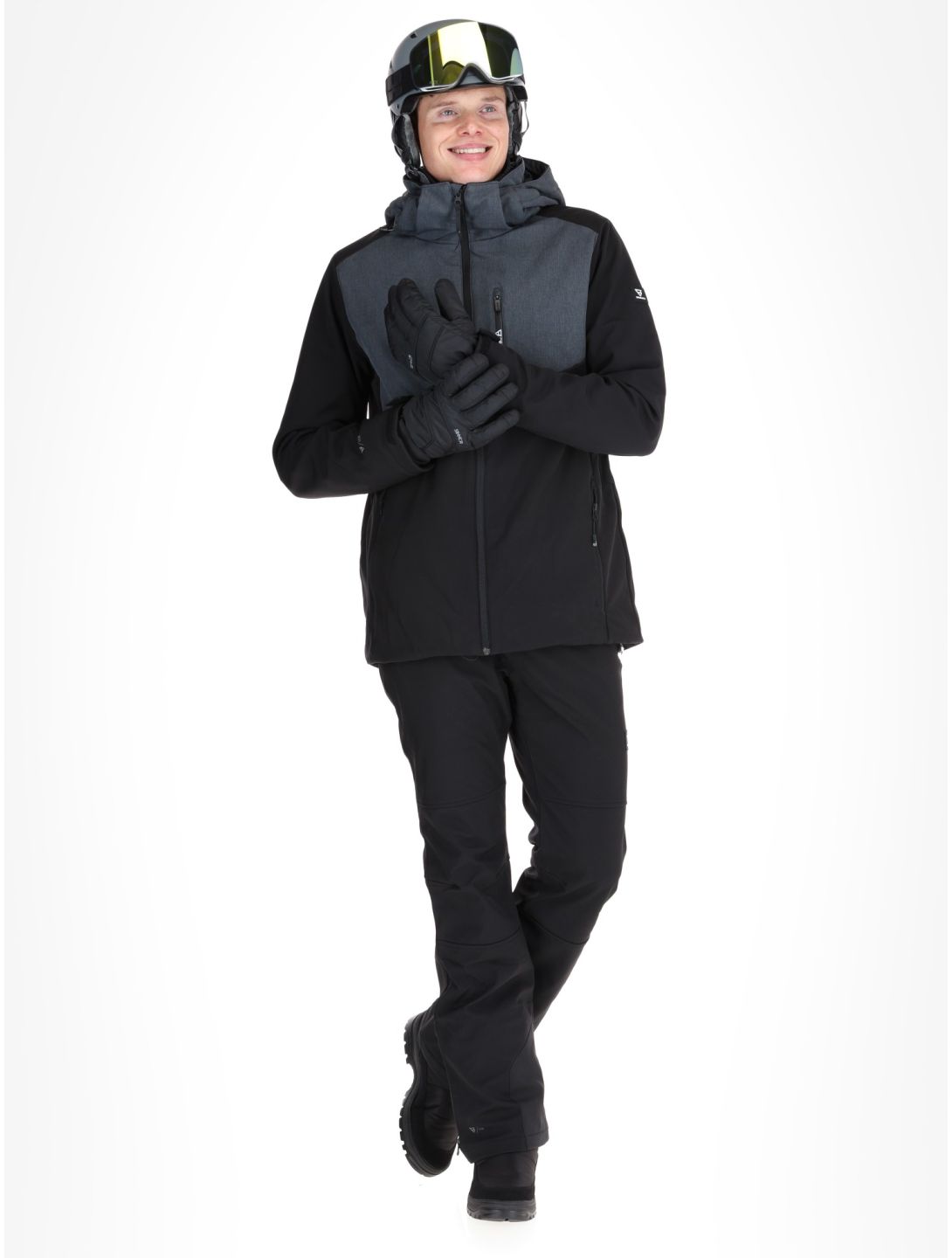 Brunotti, Twinstroke AC Softshell jas heren Black Zwart 