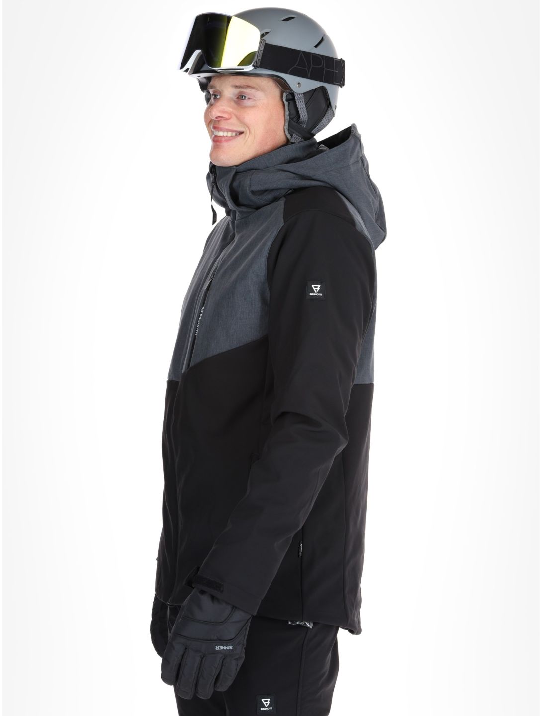 Brunotti, Twinstroke AC Softshell jas heren Black Zwart 