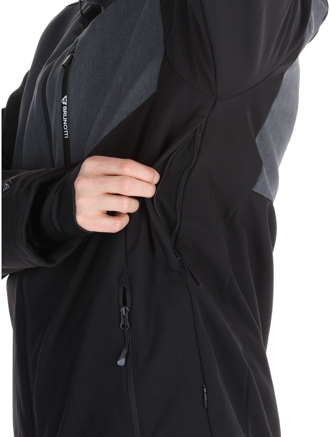 Brunotti, Twinstroke AC Softshell jas heren Black Zwart 