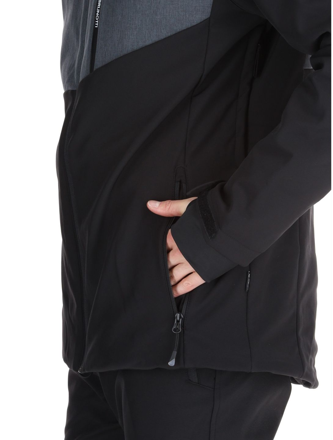 Brunotti, Twinstroke AC Softshell jas heren Black Zwart 