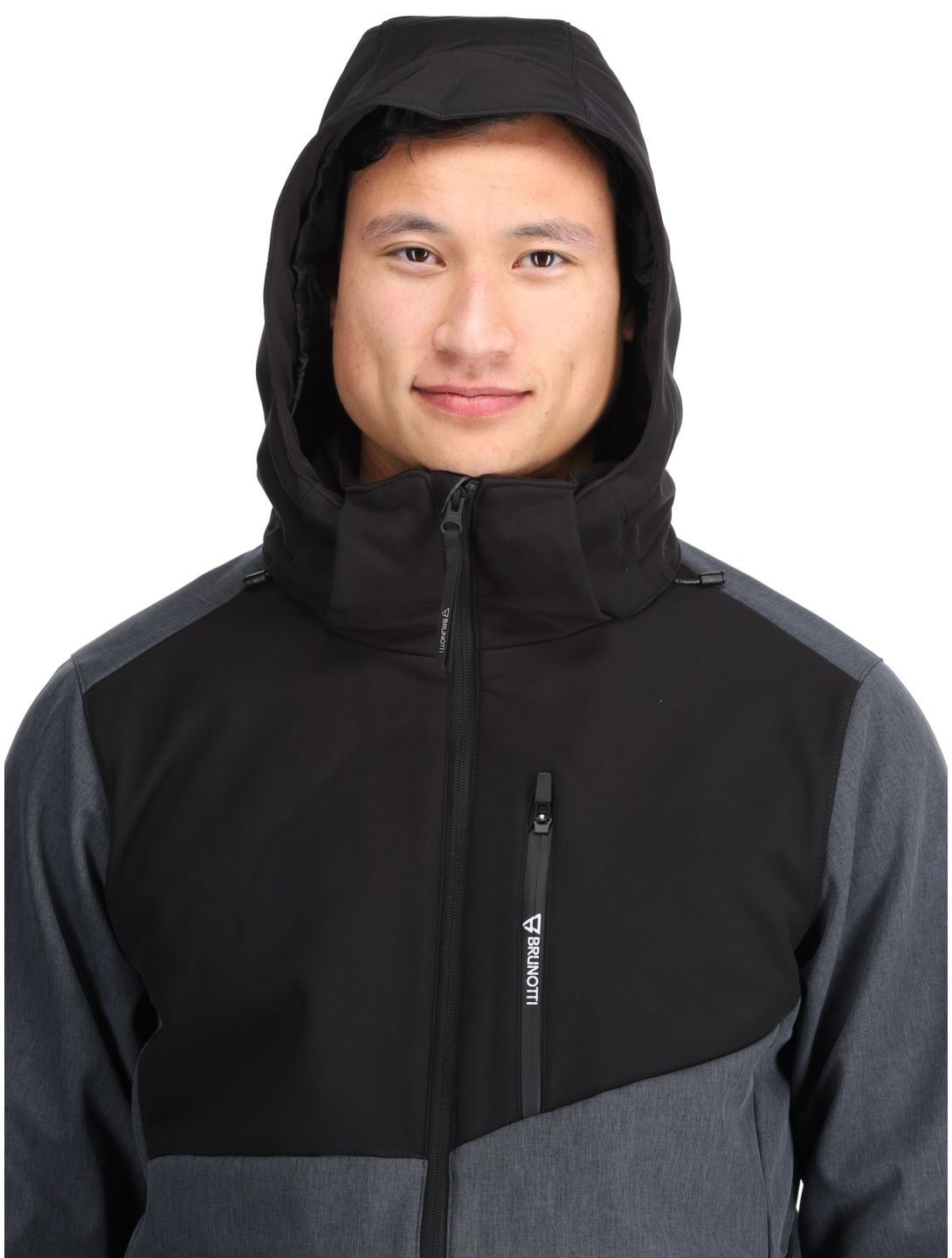 Brunotti, Twinstroke AC Softshell jas heren Dark Grey Melee Grijs 