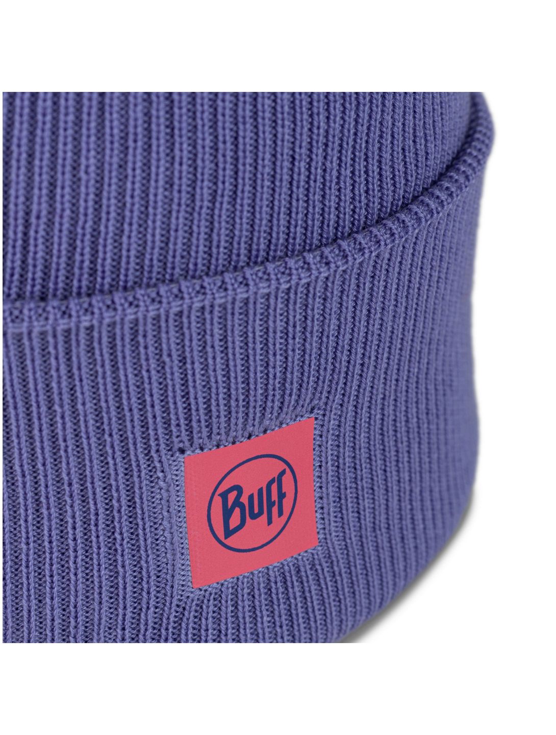 Buff, Crossknit Beanie muts unisex Iris paars 