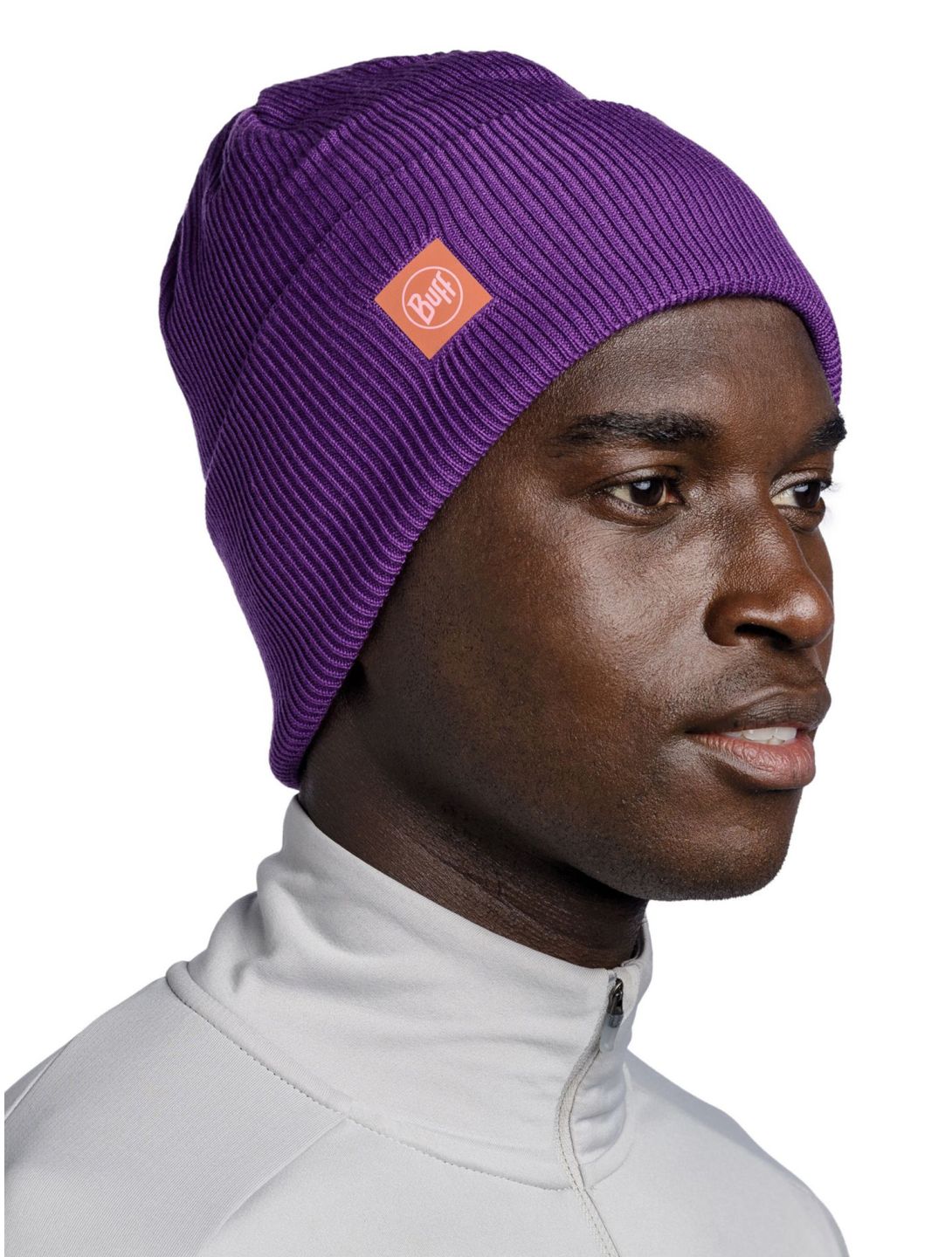 Purple beanie deals