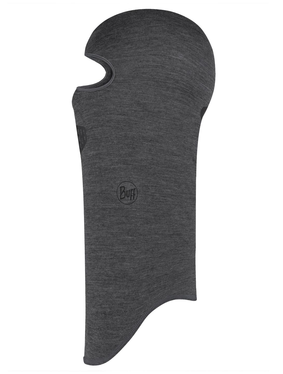 Buff, Merino Lightweight Balaclava skimasker unisex Solid Grey grijs 