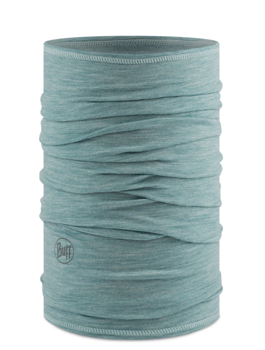 Buff, Merino Lightweight sjaal unisex Solid Pool blauw 