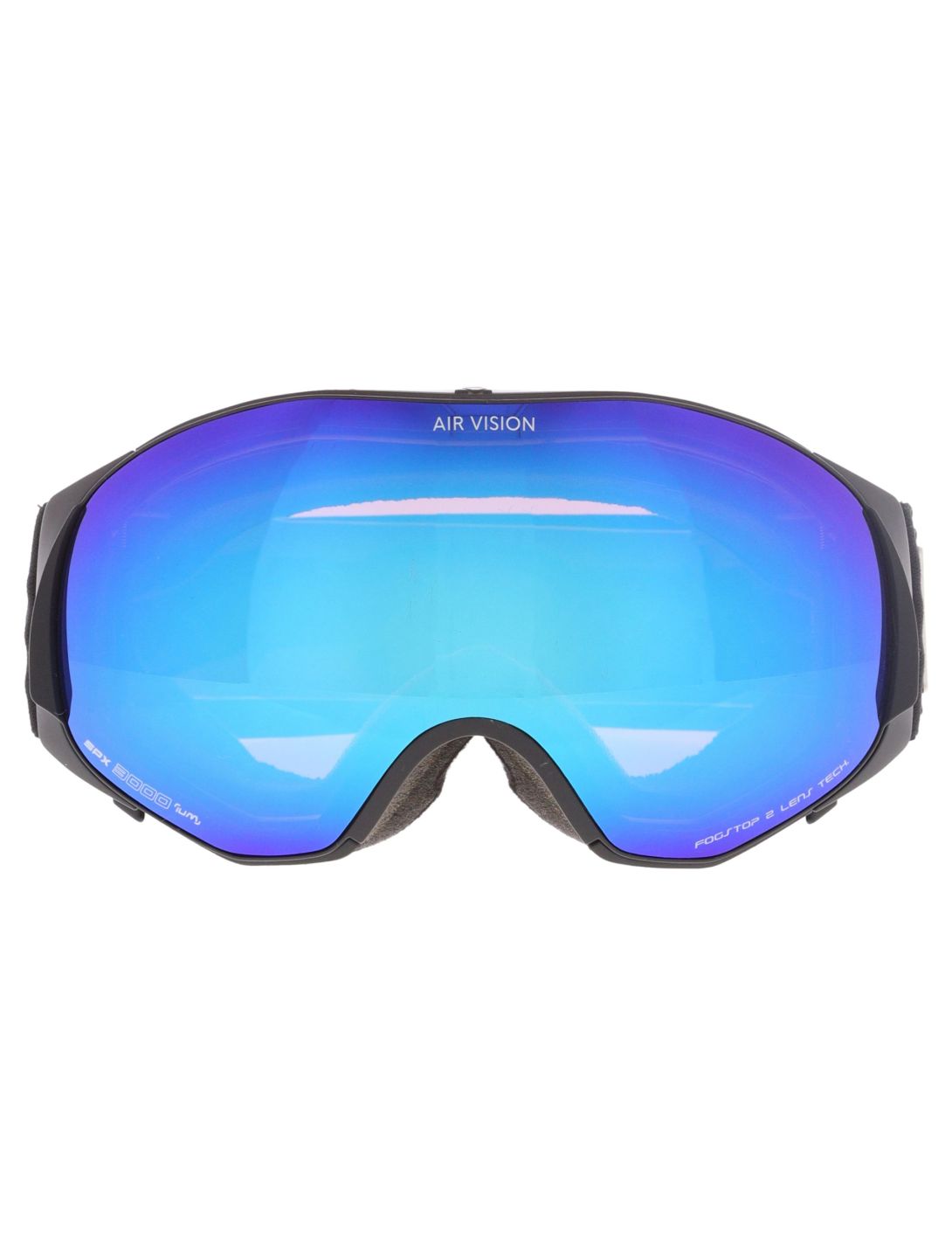 Cairn, Air Vision OTG PA Goggles unisex Mat Black Blue Blauw, Zwart 