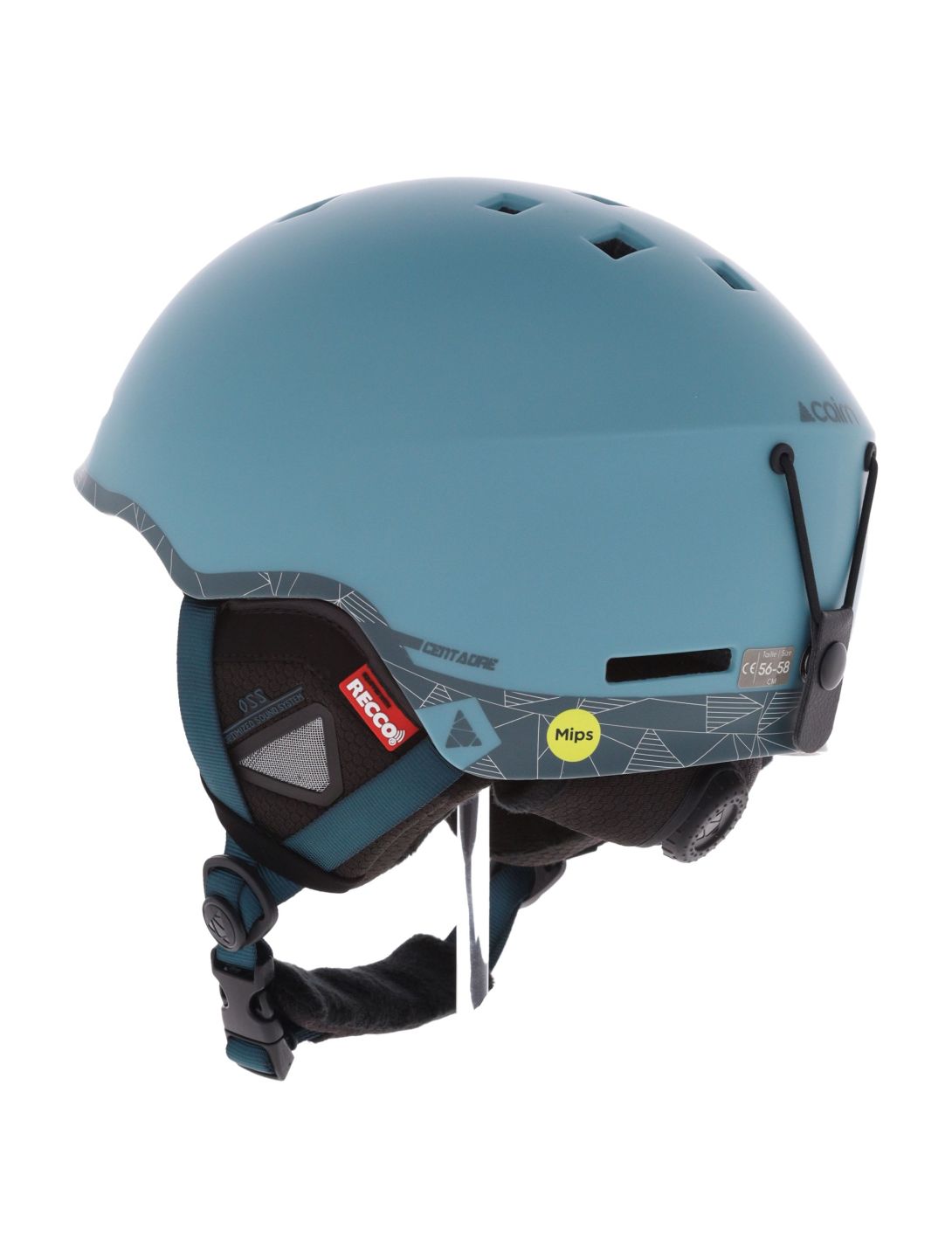 Cairn, Centaure Rescue Mips skihelm unisex Mat Eucalyptus blauw 