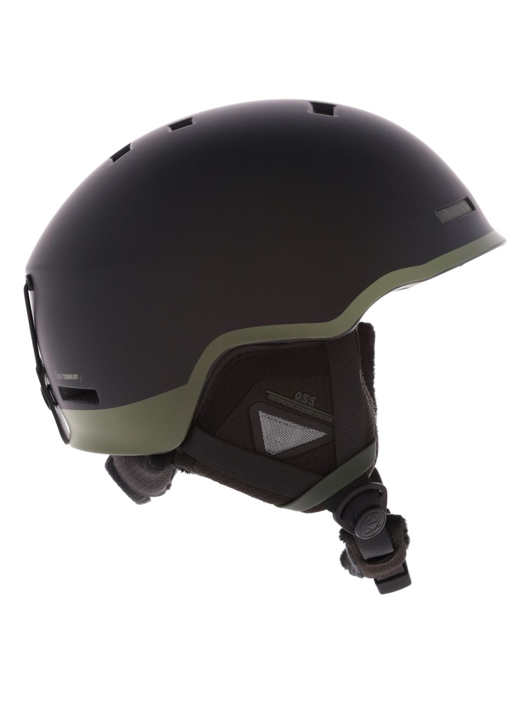 Cairn, Centaure Rescue skihelm unisex Mat Black Khaki groen, zwart 