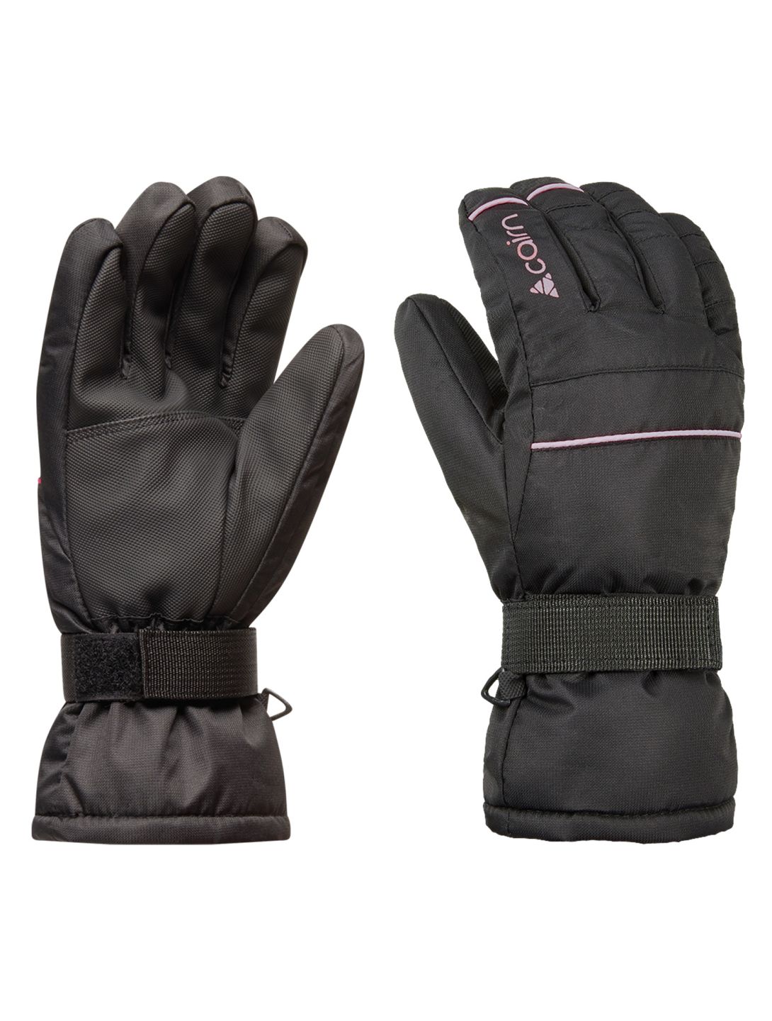 Cairn, Ceres W skihandschoenen dames Black Powder roze, zwart 