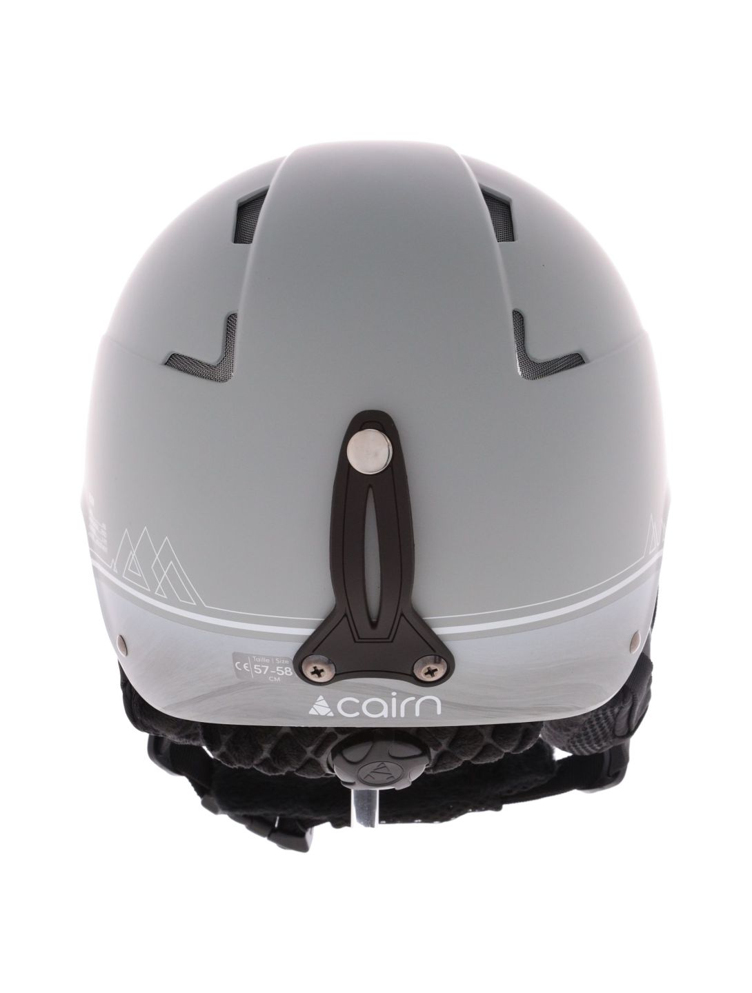 Cairn, Flow skihelm unisex Mat Grey Lava grijs 