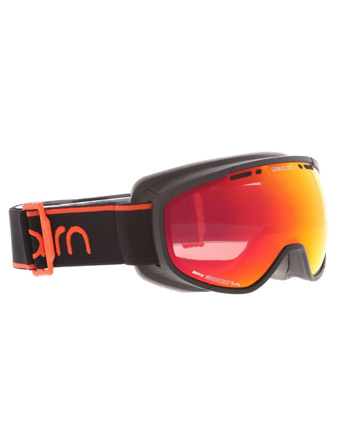 Cairn, Genius OTG PA Goggles unisex Mat Black Orange Oranje, Zwart 