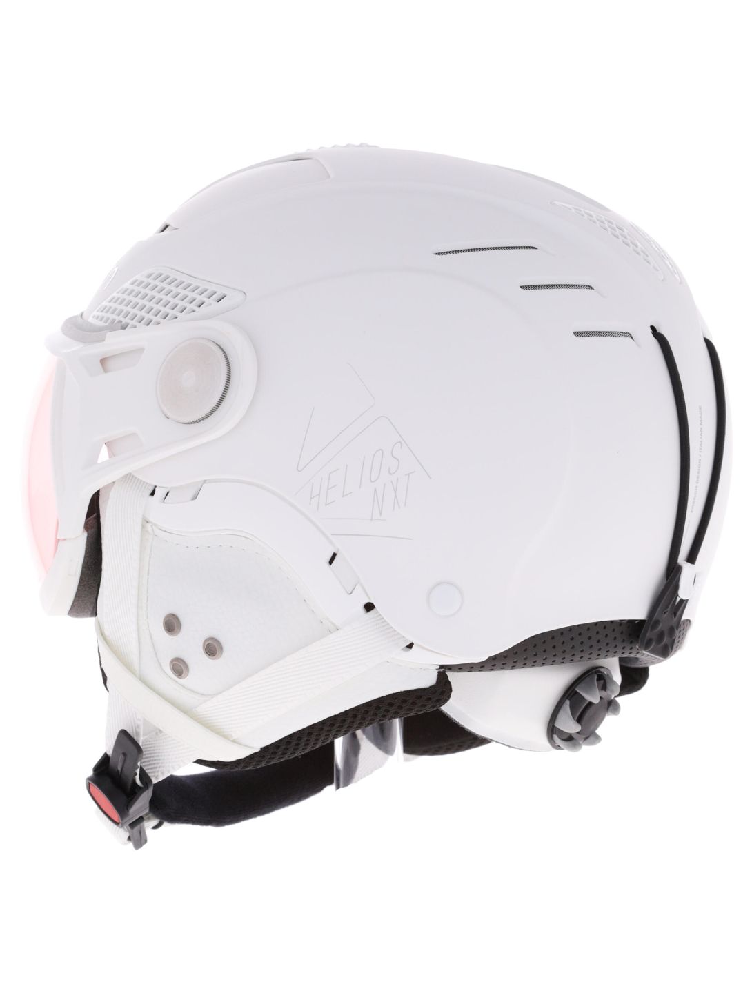 Cairn, Helios Evolight NXT skihelm met vizier unisex Mat White wit 