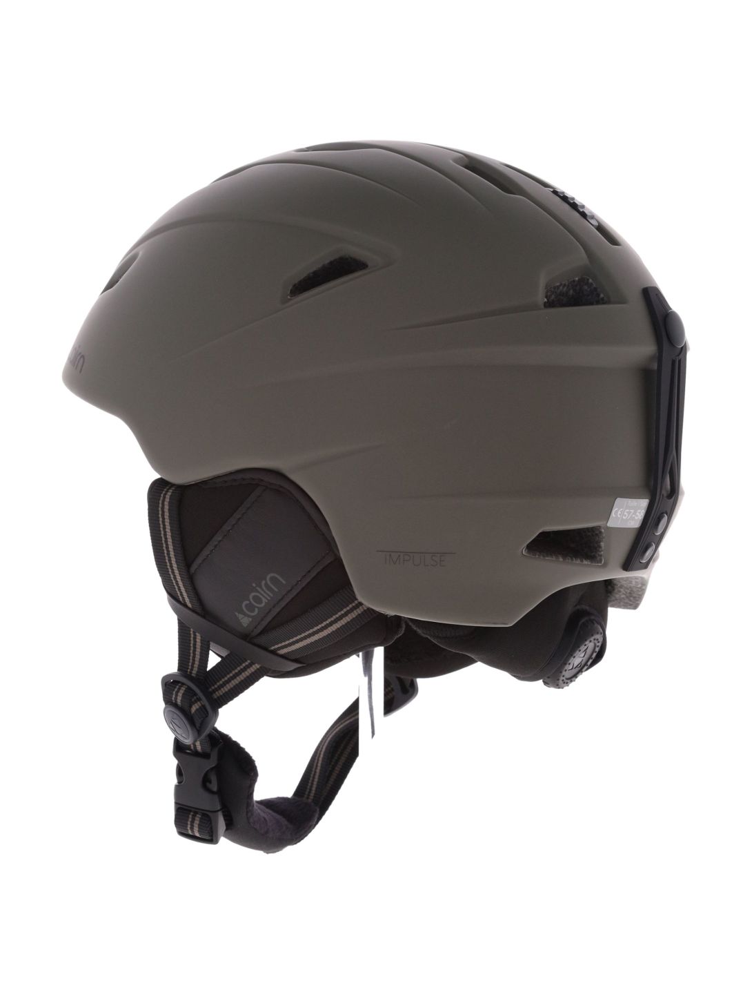 Cairn, Impulse skihelm unisex Mat Khaki bruin 