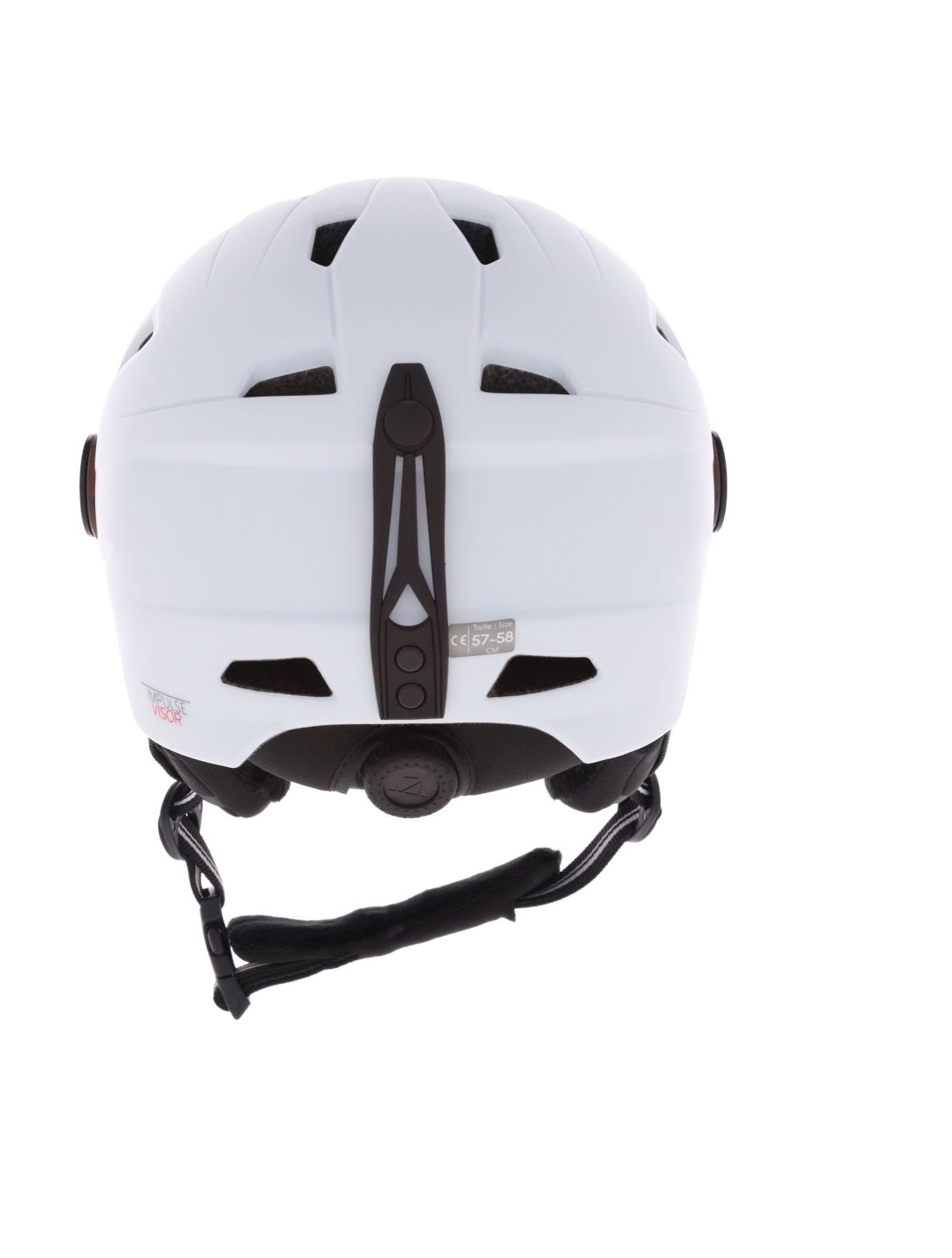 Cairn, Impulse Visor skihelm met vizier unisex Mat White wit 