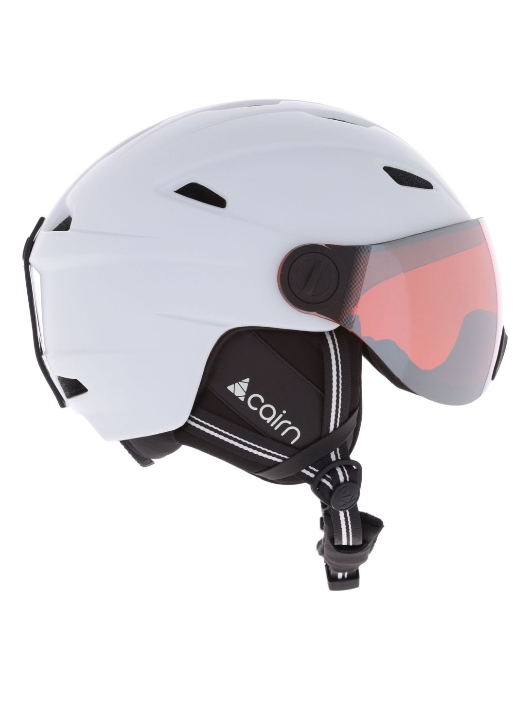 Cairn, Impulse Visor skihelm met vizier unisex Mat White wit 