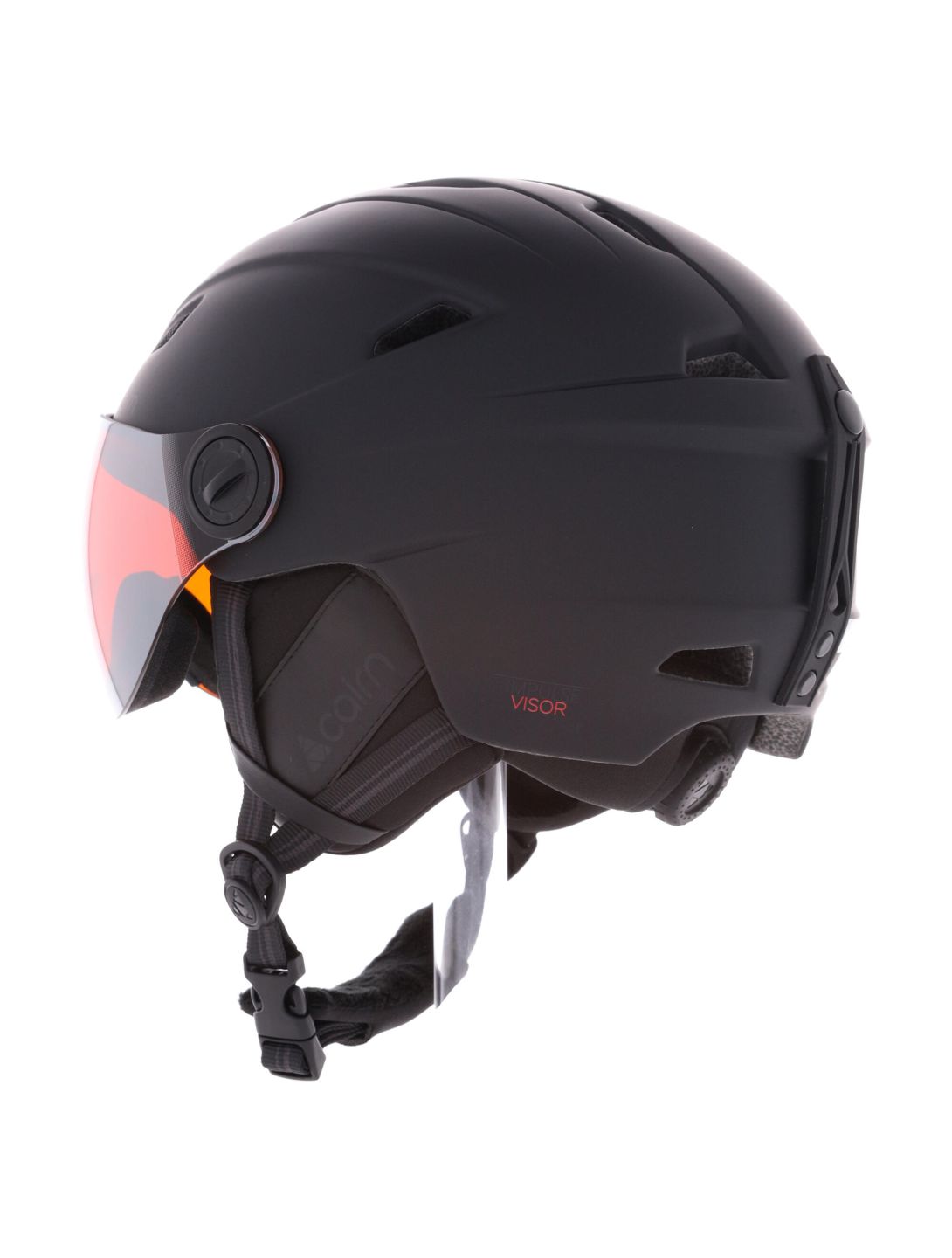 Cairn, Impulse Visor skihelm met vizier unisex Mat Black zwart 