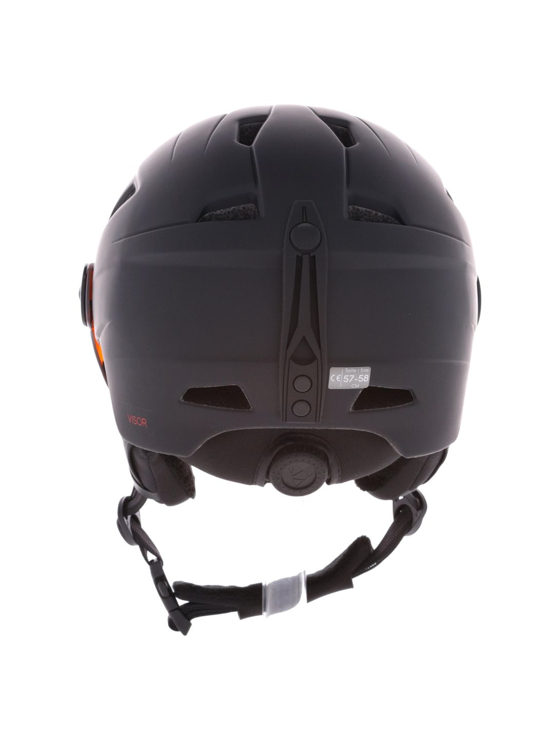 Cairn, Impulse Visor skihelm met vizier unisex Mat Black zwart 