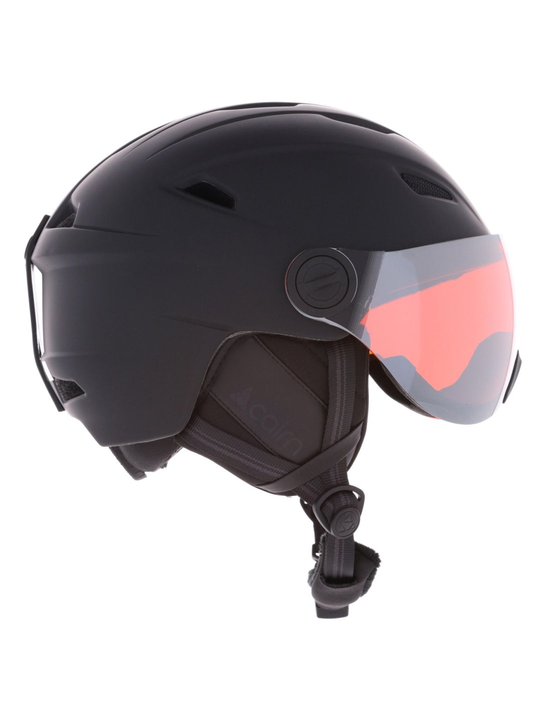 Cairn, Impulse Visor skihelm met vizier unisex Mat Black zwart 