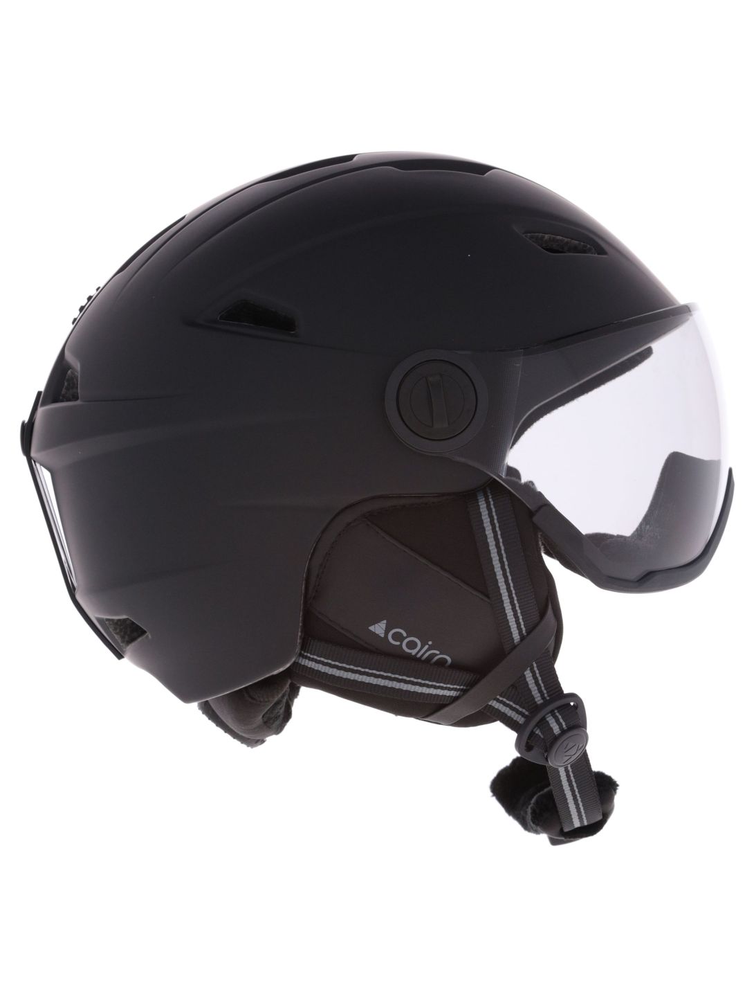 Cairn, Impulse Visor Photochromic skihelm met vizier unisex Mat Black zwart 