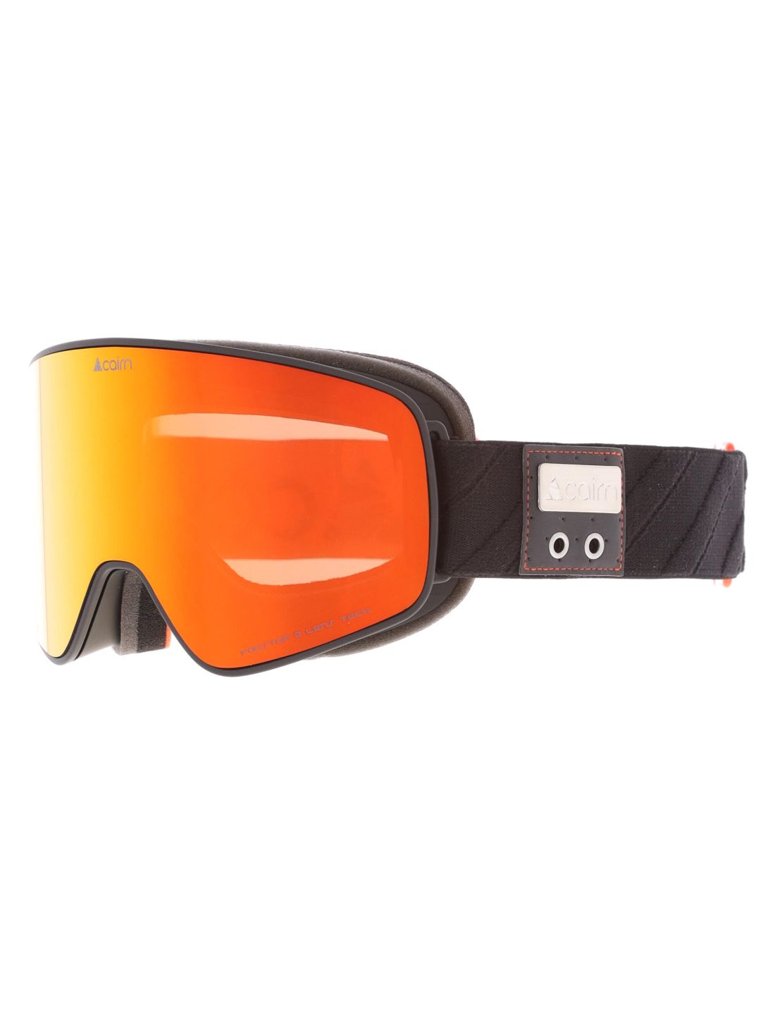 Cairn, Magnitude skibril extra lens unisex Mat Black Orange oranje, zwart 