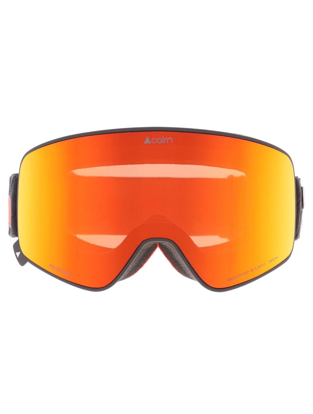 Cairn, Magnitude skibril extra lens unisex Mat Black Orange oranje, zwart 