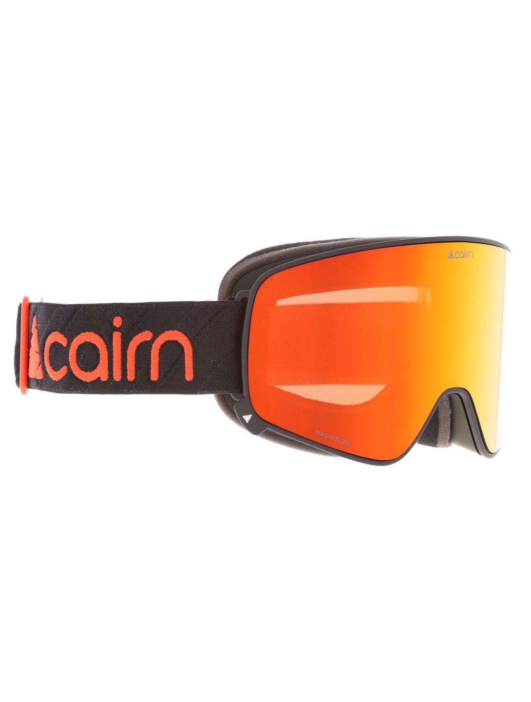 Cairn, Magnitude skibril extra lens unisex Mat Black Orange oranje, zwart 